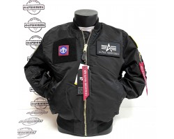 Куртка Alpha Industries MA-1 Flex (Black)